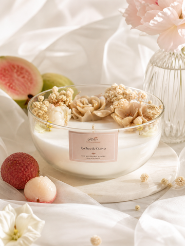Lychee & Guava Sorbet | Enchanted Garden